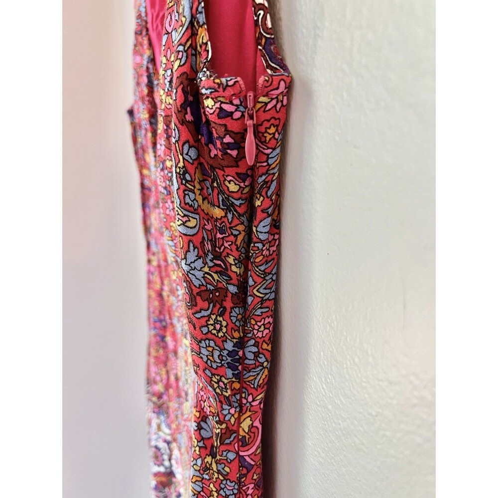 Maeve for Anthro Violette Sleeveless Tank Midi Dress Boho Women's 6 Floral Print - Picture 6 of 16